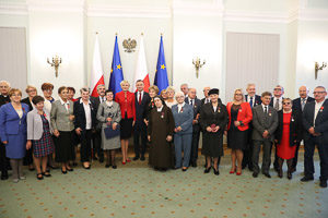 Krystyna Pacholik w Pałacu Prezydenckim