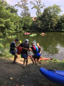 Spływ kajakowy Członków Koła PZN Kędzierzyn-Koźle