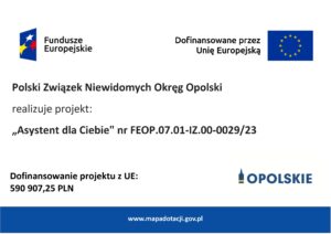 Plakat projektu „Asystent dla Ciebie”